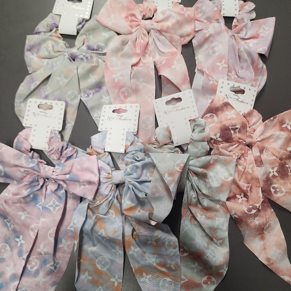NWT Fashion Hairbow Scrunchies  CHOICE OF COLOR